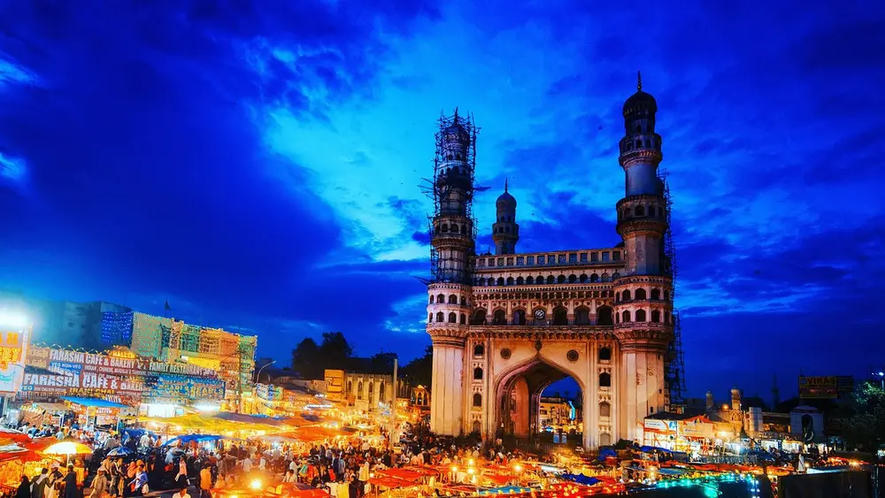 Charminar Hyderabad city sightseeing cab