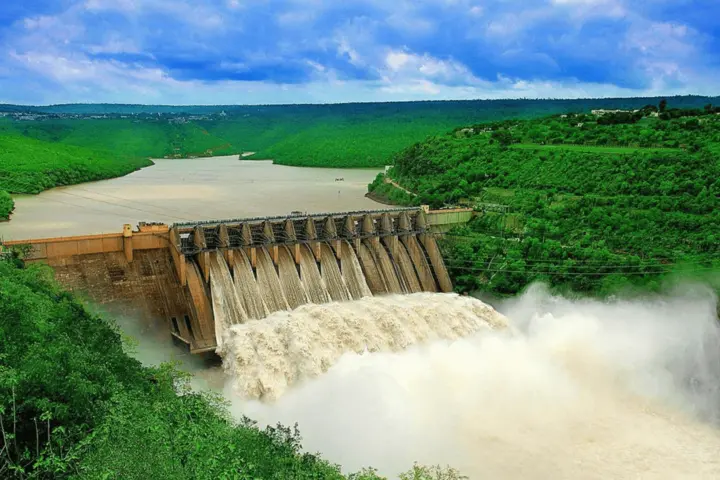 Srisailam Dam Viewpoint in Srisailam